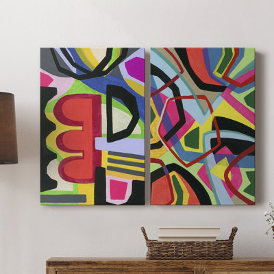 Toile tendue Bold Shape Shift I-Premium Gallery - prête à être accrochée
