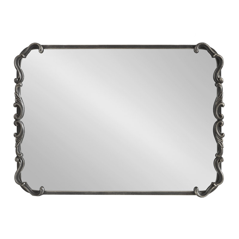 Miroir mural Ornate, Noir