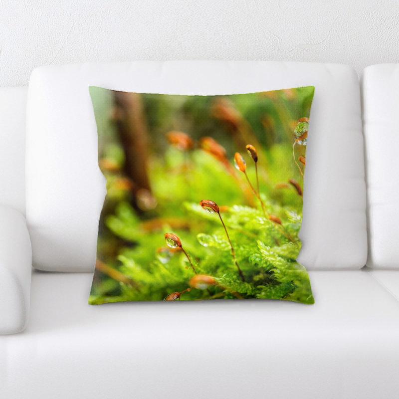 Microsuede Throw Pillow