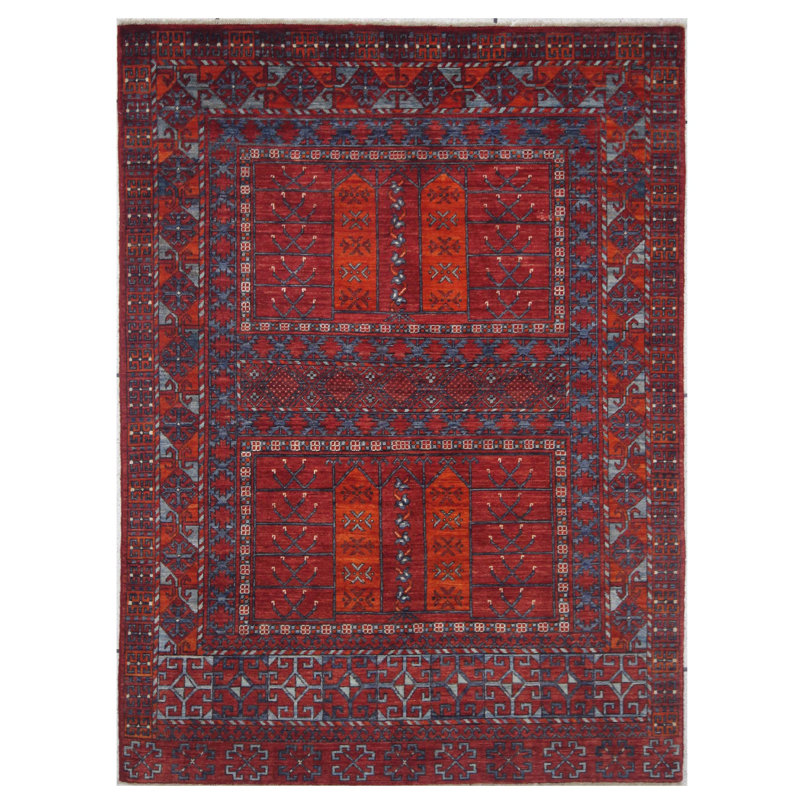 One-of-a-Kind 4'11" X 6'10" Hand Knotted Area Rug