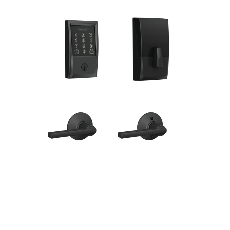Encode Single Cylinder Smart Deadbolt, Black, Yes