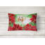  Coussin décoratif afghan Hound Poinsettas