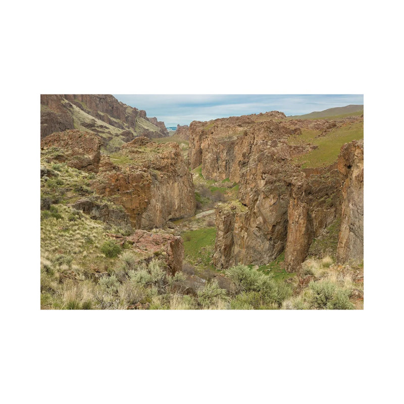 Succor Creek Canyon par Louis Ruth - Toile tendue avec châssis sur toile tendue, H 40 po x l 60 po x 1,5 po
