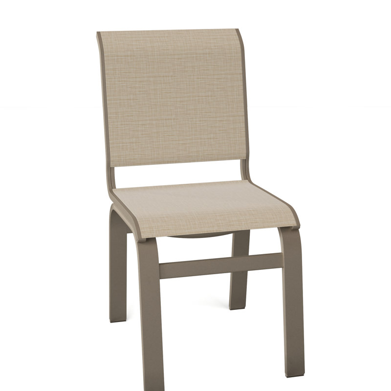 Chaise d'appoint de salle à manger Hiraku, Blanc texturé, Naturel