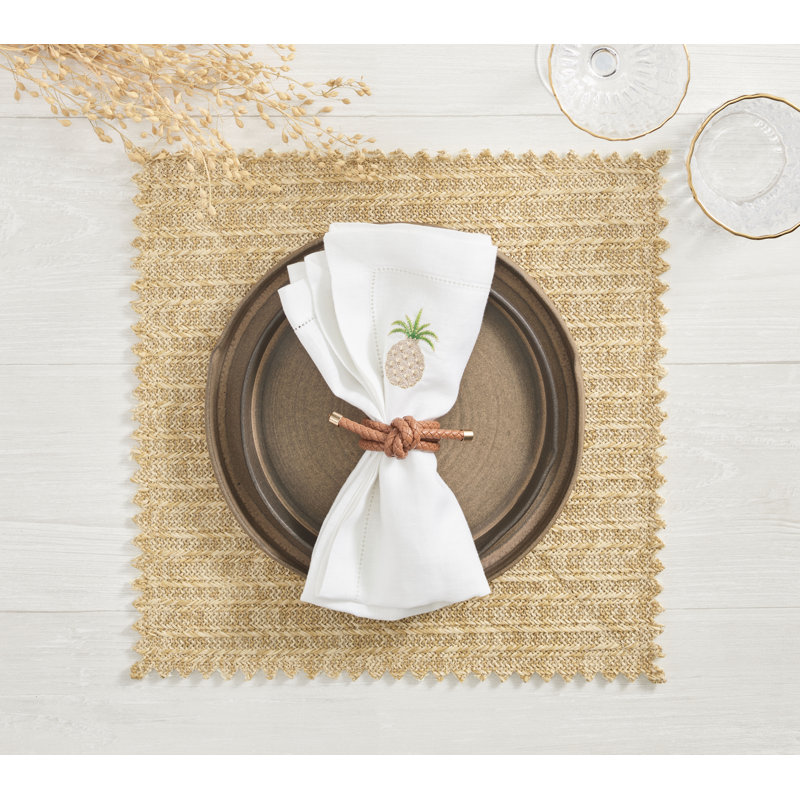 Vista Placemat, Ivory/Beige