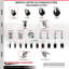 Ensemble de roulettes extensibles en caoutchouc dur avec 2 freins verrouillables-92141770