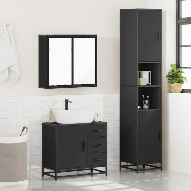 Bathroom Furniture Suite, Black