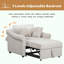 Canapé-lit chenille convertible-1274315573