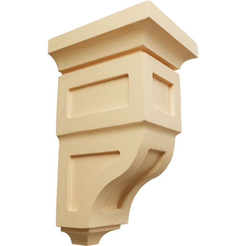 Petit corbeau en bois 4 "x P 4 3/4" x H 8 "(lot de 2), Érable