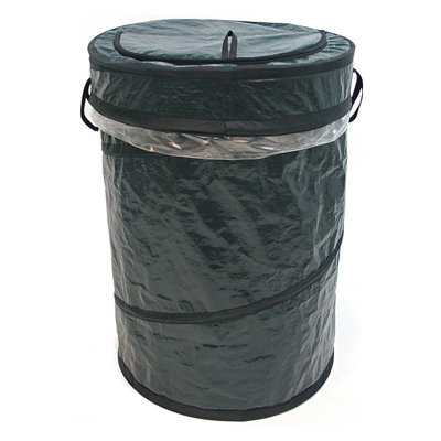 Poubelle de recyclage avec couvercle 30 gallons Camper’s Choice