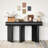 47.6" Modern Painted Entryway Table with 2 Curved Drawers-1876724962