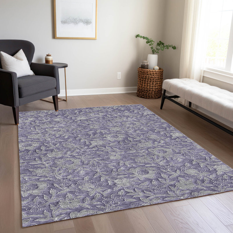 Mahaney Floral Indoor / Outdoor Rug, Rectangle 2'6" x 3'10"