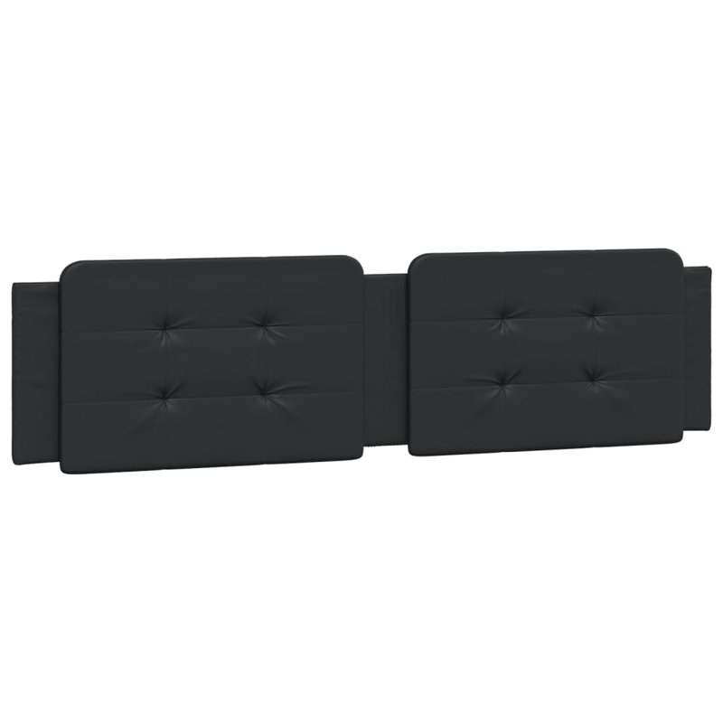vidaXL Headboard Cushion Black, King, Black