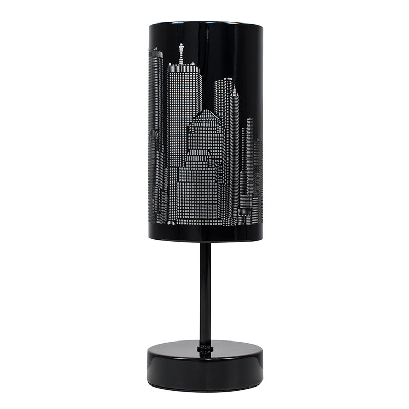 Edelle 29Cm Black Table Lamp
