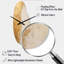 Polcik or et blanc abstrait divisé - horloge en métal incurvée formes abstraites, horloge asymétrique en métal beige-1898265919
