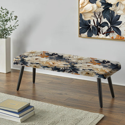 Banc rembourré Ethereal Blooms - Plants