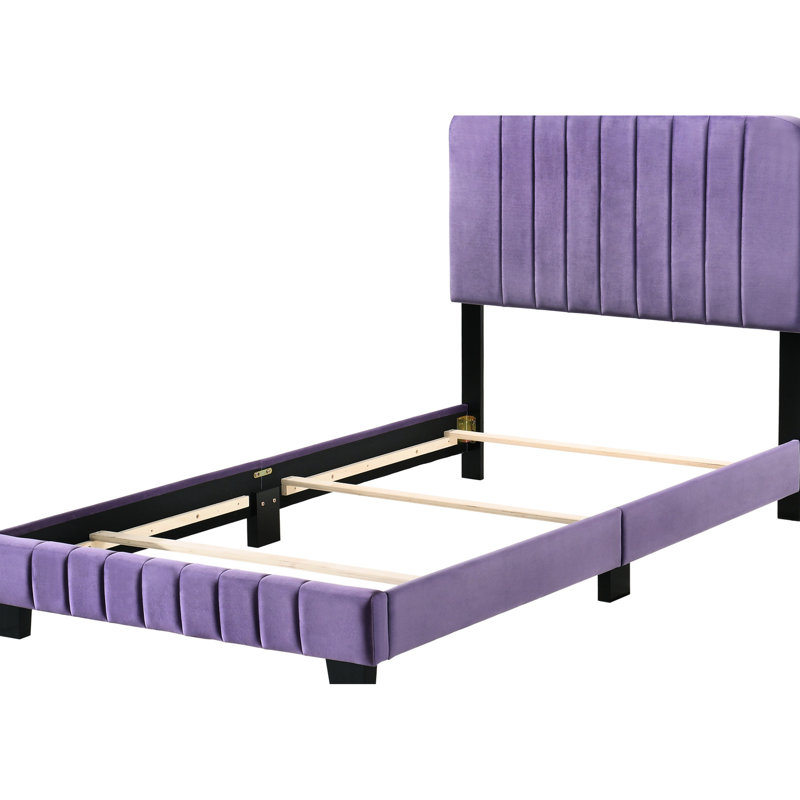 Lit mauve vibrant Vibrant - Conçu pour un sommeil réparateur, convient à l'esthétique de la chambre à coucher