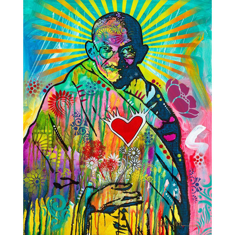 «Bungalow Rose Dean Russo», reproduction d'art sur toile tendue à la main, H 44 po x l 36 po
