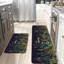 Décoration de fond foncé, 2 tapis de cuisine antidérapants