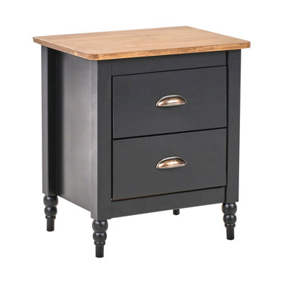 Cimino 46cm W Solid Wood Bedside Table