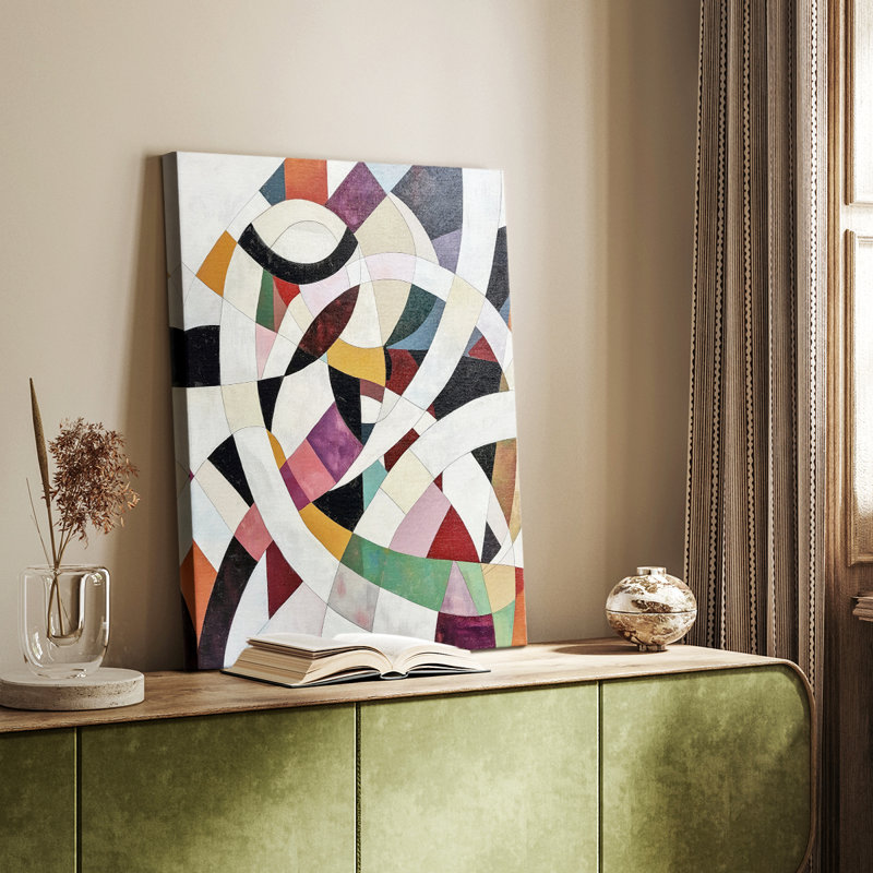 ABSTRACT Series LX -Custom Wrapped Gallery Cavas, 60" H x 40" W