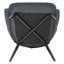 Nevin Velvet Lounge Chair With Footstool-697624247