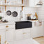 Pure Single Bowl Fireclay Farmhouse Kitchen Sink with Accessories-79207455-90977390