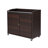 Outdoor Portable PE Rattan Serving Rolling Bar Cart with Storage Shelves, Glass Top, and Locking Wheels