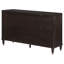 Commode 6 tiroirs Montel - brun