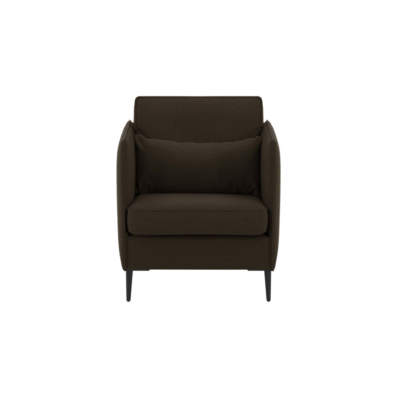 Upholstered Armchair, Brown