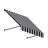 Awntech Santa Fe Acrylic Fabric Fixed Awning with Iron Rope Arms-28213023-111710582