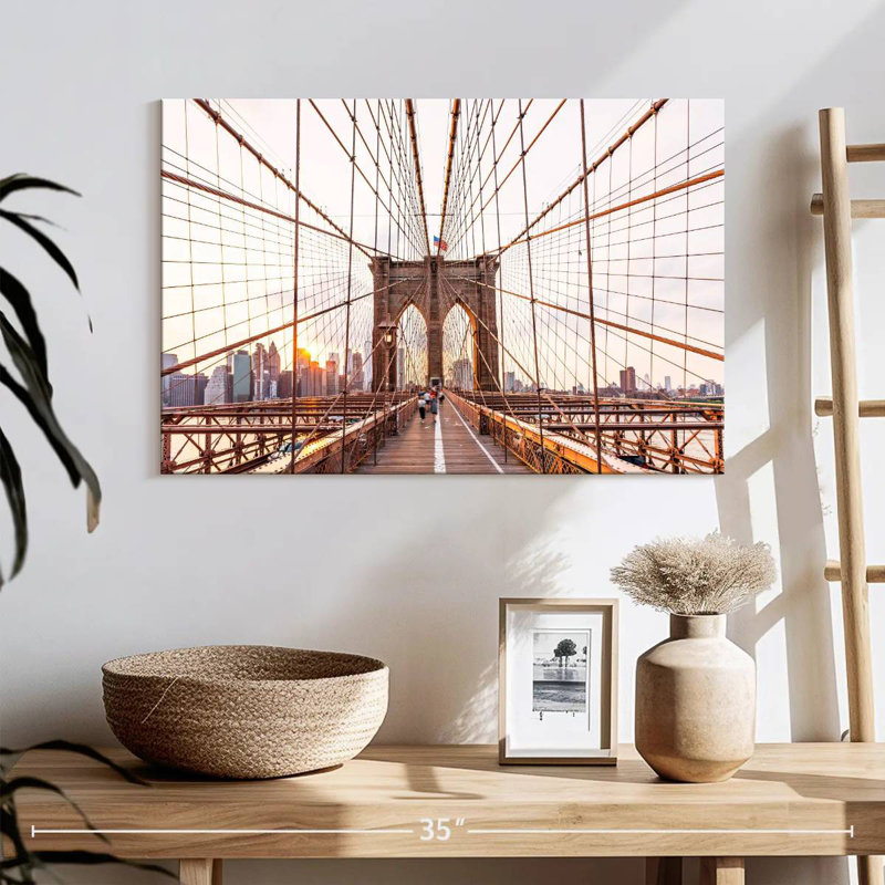 Lilie Brooklyn Bridge, Manhattan, H 16 po x l 24 po