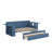 Full Size Daybed With Removable Desk, Storage Drawers And Hydraulic Side Table-110935674-110935673