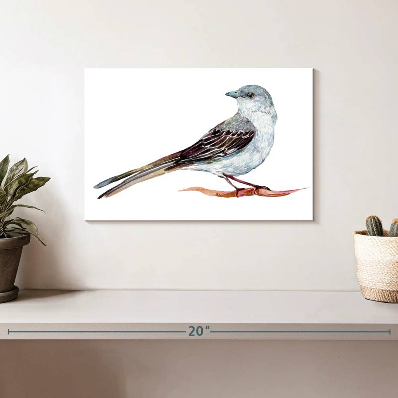 Brampt Mockingbird, 8" H x 12" W