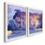Magnifique ciel I - ensemble de 2 peintures sur toile encadrées-789829794-789829795