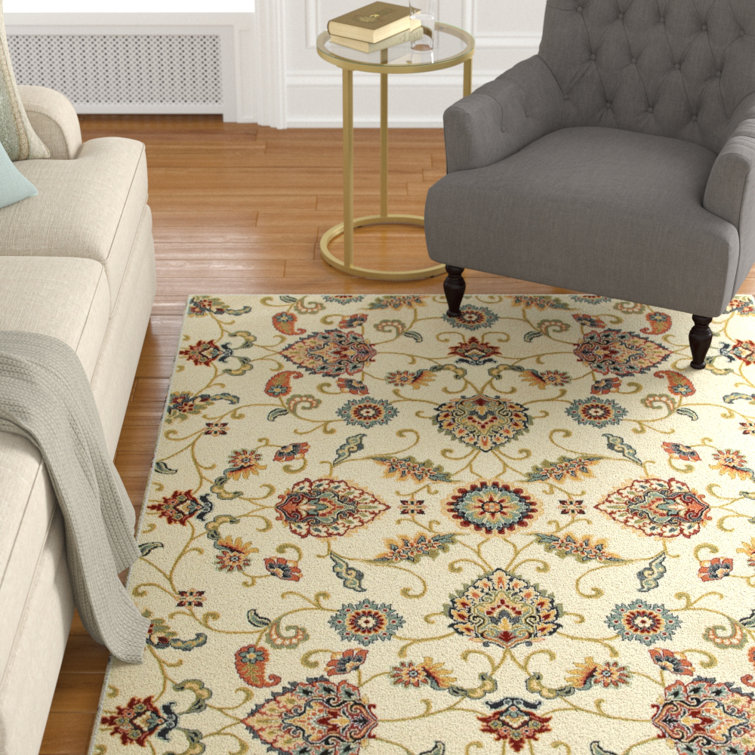 Greenwich Floral Ivory Area Rug