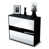 Anthracite/High-gloss white
