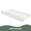 Lit simple en bois avec lit gigogne simple