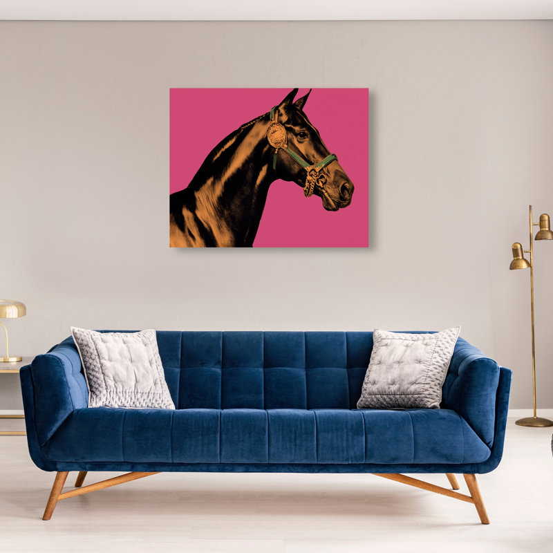 Hue Equine IV Print by Oliver Gal, 30"H x 24"W, Gallery Wrapped