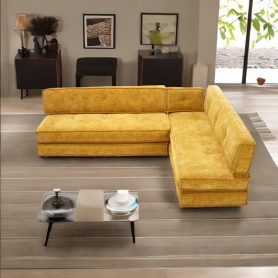 Canapé modulaire en chenille
