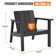 2 Low Patio Chair With a side table