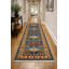 Tapis de couloir oriental bleu Ehudd