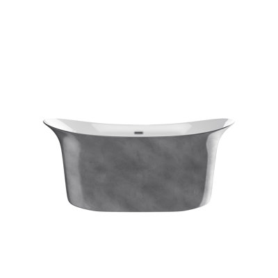 Drayton 66 " L x 31 " W Freestanding and Mounting / Installation Required Soaking Acrylic Bathtub
