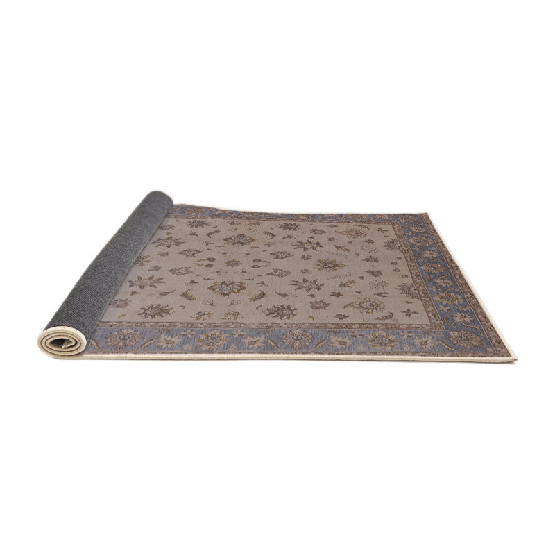 Tapis oriental ivoire / bleu Chehalis, Rond 4 pi