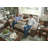 Midgie 96" Wide Upholstered Sofa with Drop Down Table