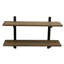 2 Piece Tiered Shelf