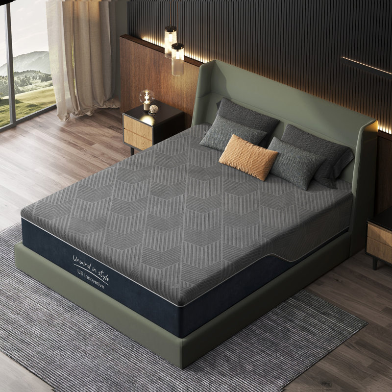 10 Inch Gel Memory Foam Mattress Queen Size, Medium Firm Pressure Relief, CertiPUR-US Certified, with Removable Washable Cover, Mattress in a Box