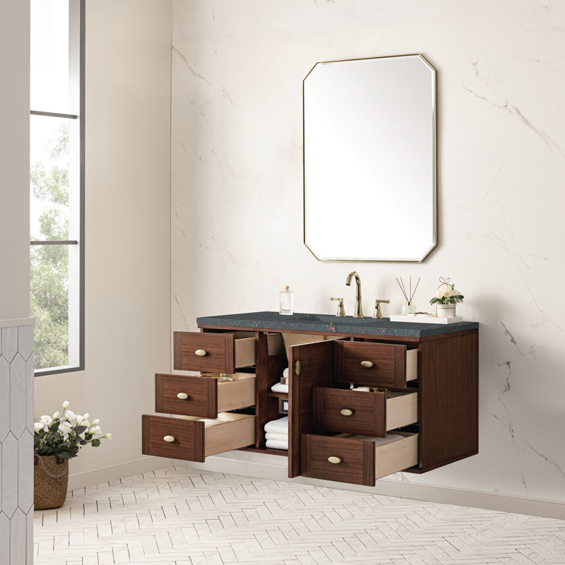 Amberly 48'' W Single Vanity, Parisien Bleu