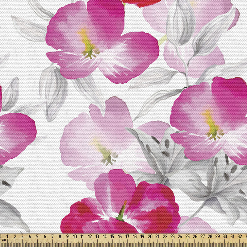 Tissu fleuri, l 58 po x L 180 po