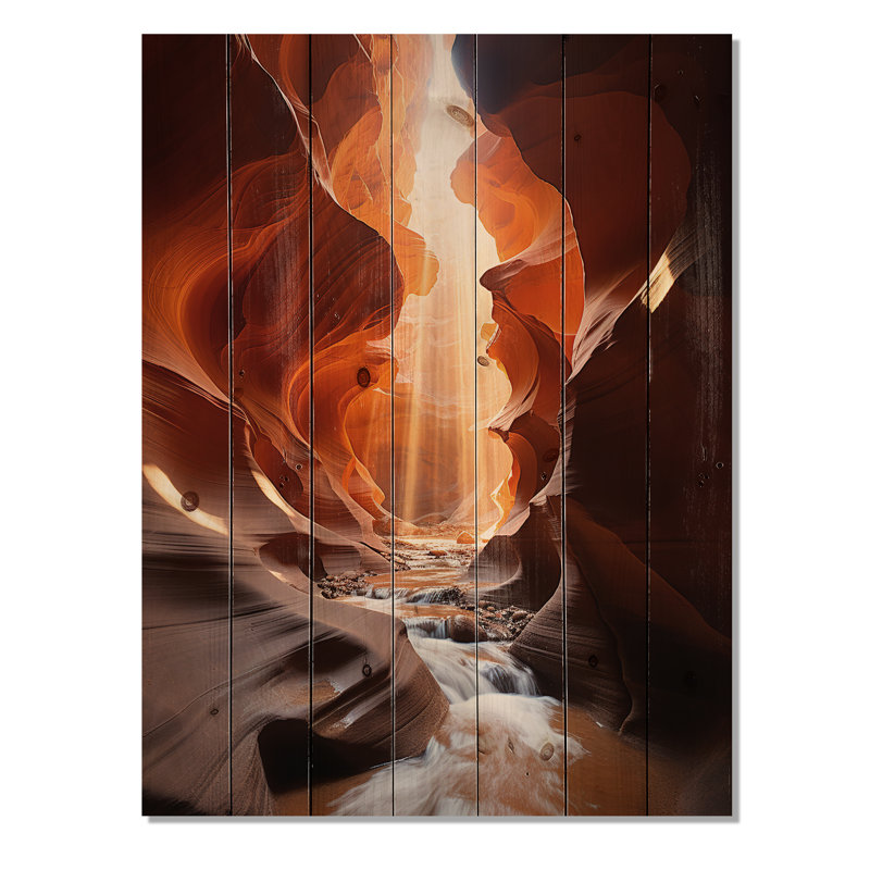 Panneaux de décoration murale Marlou - Paysages en bois, H 32 po x l 24 po